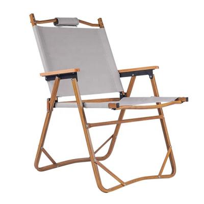 China Japanese Custom Logo Outdoor Folding Aluminum Alloy Beach Chair Portable Kermit Low Chair Leisure Beach Chair for sale