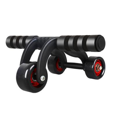 China Home use fashion 3 wheels ab wheel roller fitness gym push ups abdominal muscle wheel roller for sale