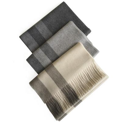 China Europe Style Accessory Decoration Fashion Check Grid Design 100% Scottish Cashmere Scarf For Men for sale