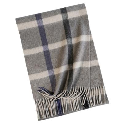 China Neckscarf Solid Color 100 Pure Cashmere Woven Scarf Tassel Women Cashmere Muffler for sale