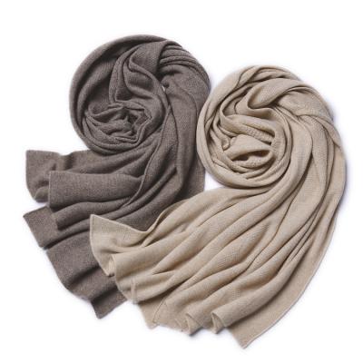 China Cashmere 2020 Environmental Italy Branded Winter Woman Knitted Cashmere Scarf for sale