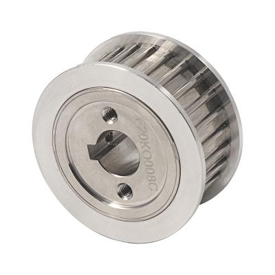 China High Precision Stainless Steel Belt Robotic Aluminum Pulley With Tooth Type MXL XL L 2GT S3M P5M 8YU AT10 for sale