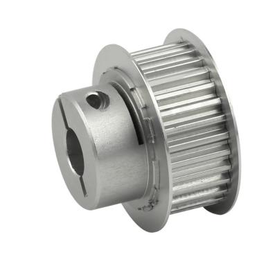 China Robotic Belt Pulley Alternator 48 Rising Teeth Roll Aluminum Alloy Synchronous Pulleys For Diamond Wire Saw for sale