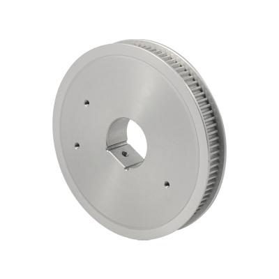 China Small Robotic Aluminum MXL XL L Keyless Belt Transmission Pulleys With Hardness Ni-Platting Anodizing Zn-plating for sale