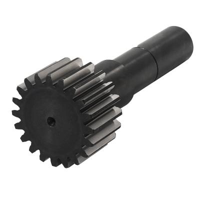 China Hotels Transmission Helical Spline Gears Customized Stainless Steel Pinion Shaft For Electric Motor for sale