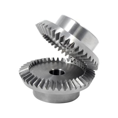 China Hotels Custom Power Tool Machinery Grinding Spiral Transport Parts Energy Spare Parts Bevel Gear for sale