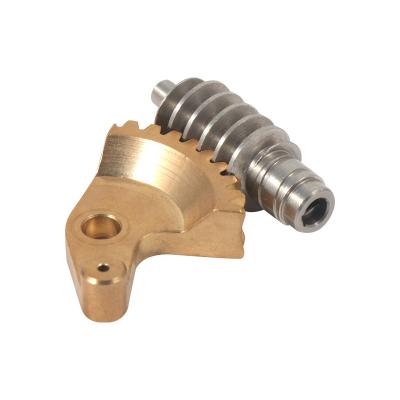 China Hotels OEM ODM Factory Manufacturer Stainless Steel Brass Gear Transmission Part Worm Wheel Helical Worm Gear for sale