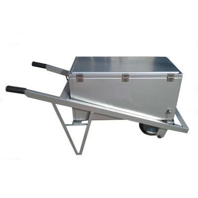 China 95L Wheelbarrow Cooler Box Sustainable For BBQ / Party / Picnic for sale