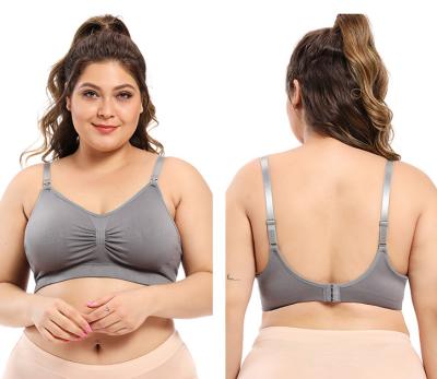 China Breathable Front Open Large Size Nursing Bra for Women Maternity Maternity and Nursing Bras for sale