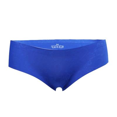 China Antibacterial Wholesale Soft Low Rise Seamless Women's Triangle Briefs Breathable T Briefs for sale