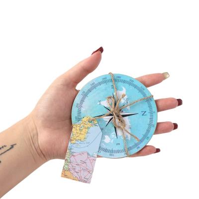 China Travel Wedding Favors Hot Selling Cork Coasters Travel Themed Coasters Map Wedding Guest Gifts Absorbing Souvenirs With Tags for sale