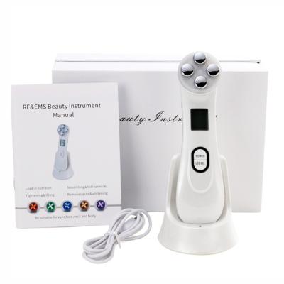 China Wrinkle Remover Wrinkle Remover Price Good Beauty Facial Instrument Whitening Firming Face Massager Skin Care Home Use EMS RF Beauty Instrument Device With 6 L for sale