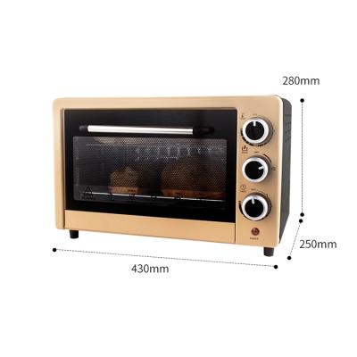 China Fast Heating/Easy To Clean Fast/Easy Heating To Clean 22L Multi-Function Baking Booster, And Bottom Temperature Control Timing Cake Independent Baking/Mini Oven for sale