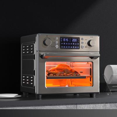 China Wholesale Price Visual Window Digital Control, Multifunctional Rotisserie No Oil Toaster Smokeless Air Automatic Rotary Fryer Oven For Sale for sale