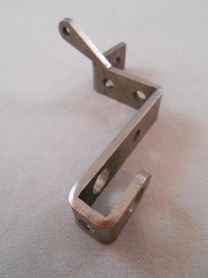 China Cold Rolled Metal Stamping Parts Steel Stamped Bracket Single Hit Dies Methods for sale