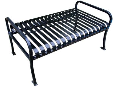 China Comfortable Metal Home Furniture Backless Patio Bench With Two Seaters for sale