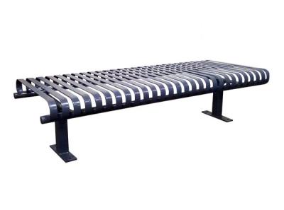 China 6 Feets Backless Garden Bench , Rust - Proof 2 Seater Outside Park Benches for sale