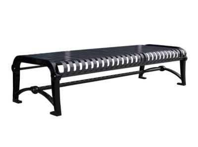 China Contemporary Metal Home Furniture Outdoor Backless Bench 4 / 6 Feets for sale