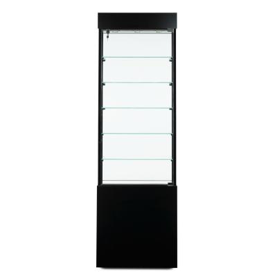 China Rectangular Slim Shop Display Cabinets With Storage Case 24 Inch Width for sale