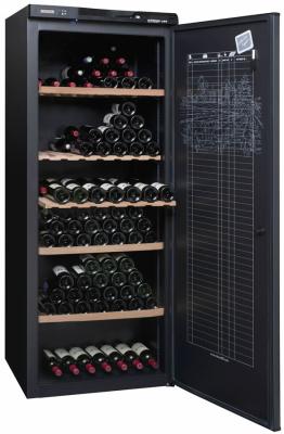 China Black Coated Liquor Display Cabinet Under Counter Wine Coolers Climadiff AV306A+ for sale