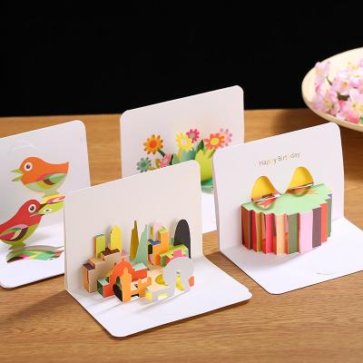 China Wholesale Europe Birthday Pop PP Greeting Cards Bulk 3D Mother's Day Greeting Cards for sale