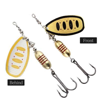 China Metal Ready To Ship Artificial Fishing Tackle 18g Lure Metal Spinner Baits for sale