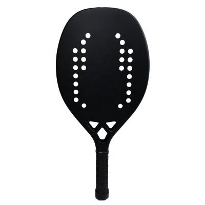 China Carbon fiber/Professional durable sand processing carbon fiber beach tennis racket OEM full carbon/3k carbon/12k carbon/18k carbon for sale