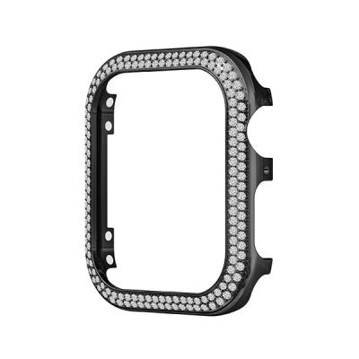 China Popular Luxury Brand Diamond Case For Apple Watch Series 4-6/SE Housing, For Apple Watch Diamond Case for sale