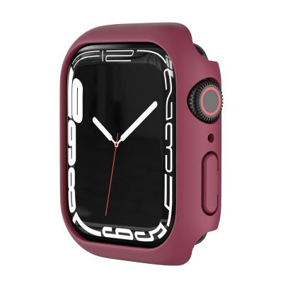 China Wholesale Fashionable New Launch Cavity Pure Color TPU Protective Case For Apple Watch 7 Series 41mm/45mm for sale