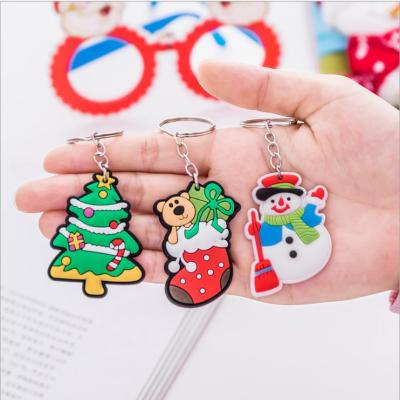 China Factory Price Rubber Wholesale OEM Customized Key Chain 2D/3D PVC 2D/3D Keychains Cartoon Creative Soft Rubber Laveros for sale