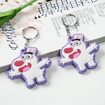 China Top Selling OEM Free Samples Customized Soft Customized 2D Key Chain /3D PVC Key Chain Logo Low MOQ Promotion Souvenir Gifts for sale