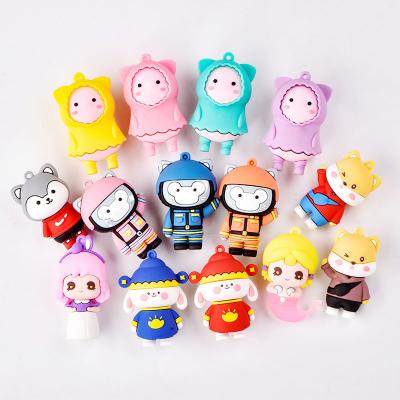 China Toy Professional Factory Custom Shape Cartoon PVC Action Number 3D Figures Rubber Toy Business Open Memorial Gifts for sale