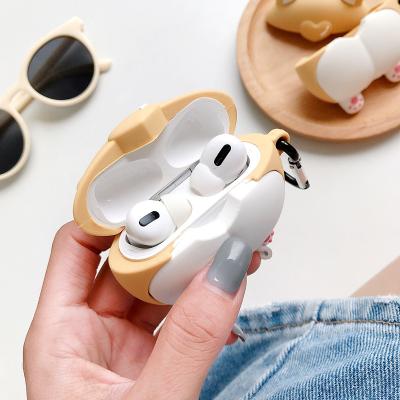 China For Women Protective Cover Designer Hot Selling Amazon 3D Cute Cartoon Halloween Pumpkin Custom Case For Silicone Air Pod 1/2 Pro Case Bag for sale