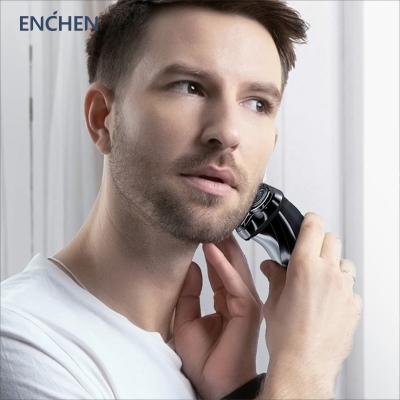 China Rechargable Blade Enchen Electric Shaver Blackstone 3 Triple Waterproof Razor Cloth Trimmer Kit For Men for sale