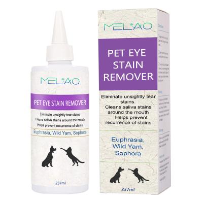 China MELAO Viable Private Label Remover Natural Pet Tear Stain Soft Deep Eye Pet Eye Drops Pet Eye Stain Remover Cleaning Wholesale for sale