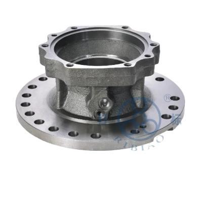 China Industry Excavator Engine Gear Box Parts Half Gear Wheel Hub Slewing Assembly for sale