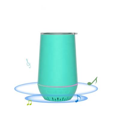 China Promotional Gift New Arrival Water Bottle Tumbler Speaker Portable Travel Speaker Mug for sale