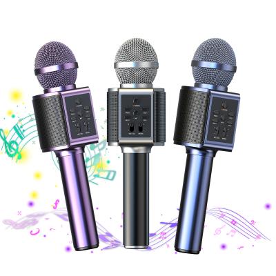 China Handheld Microphone With Speaker Usb Microphone Portable Handheld Karaoke For Home Ktv Mini Wireless Microphone for sale