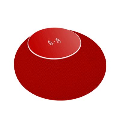 China Wireless charger for mobile phone 3 in 1 Mini Wireless Speaker 4000mah power bank with 10w wireless charger for sale