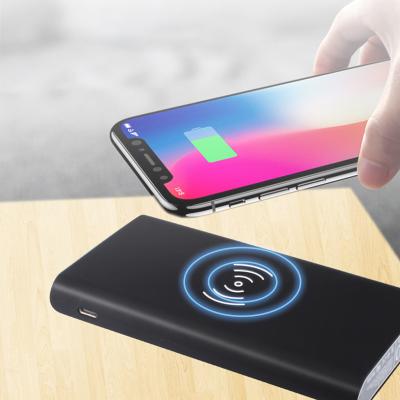 China 2020 Hot Selling Mobile Power Source High Capacity 10000mah Mobile Portable Wireless Charging Cell Phone Bank for sale