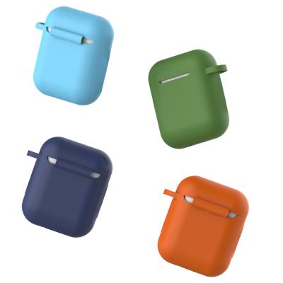 China For Custom Earphone Logo Printing Silicone Protective Carrying Case Sleeve For Airpods for sale