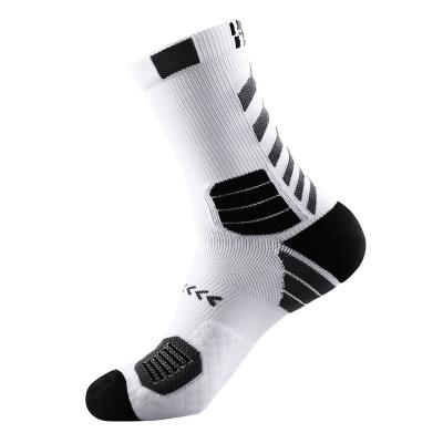 China Unisex Crew Terry Cushion Socken Custom Design Logo Elite Sports Men Basketball Breathable Athletic Socks Knocks Anti Slip for sale