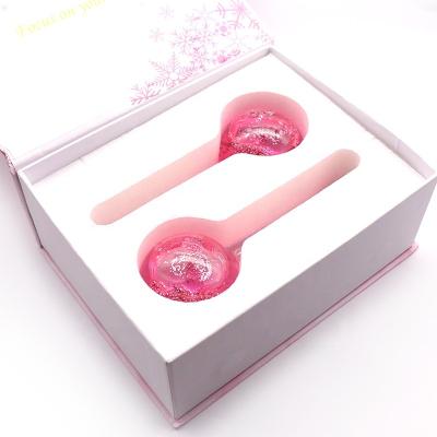 China Skin Tightening Magic Crystal Ice Balls Face Massager Ice Globe Ball Massager Roller Tool For Face Eye Neck for sale