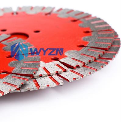 China High Speed.Straight Smooth Edge 125mm dry cutting small professional segmented diamond saw blade for wall concrete  & masonry cut for sale