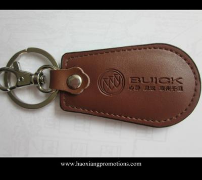 China Best selling new custom genuine leather keychain, leather key chain for sale