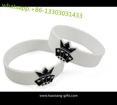 China hot sale promotional gifts 190*12*2mm silicone wristband with debossed logo for sale