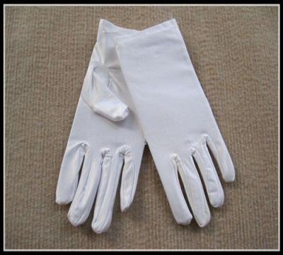 China Wholesale top quality white/black color spandex gloves for jewerllery/Ceremonial for sale