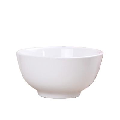 China Traditional Chinese Big Small White Ceramic Round Shape Fruit Bowl Bowl Ramen Bowl Customized Logo for sale