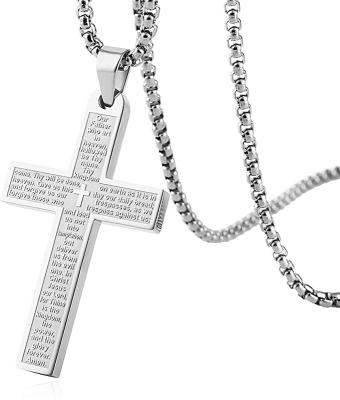 China Good Quality TRENDY Hot Sale Fashion Stainless Steel Pendants Cross Pendant Necklace for sale