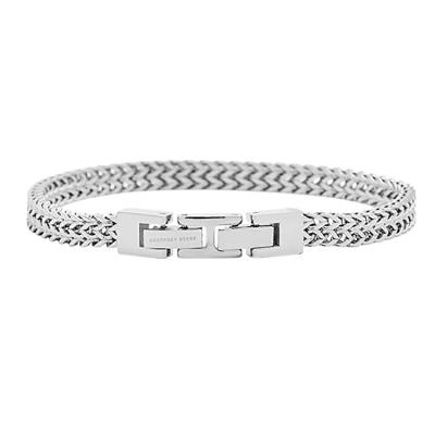 China FASHIONABLE High Precision Customized Stainless Steel Bracelets For Men's Double Chain Link Bracelet for sale